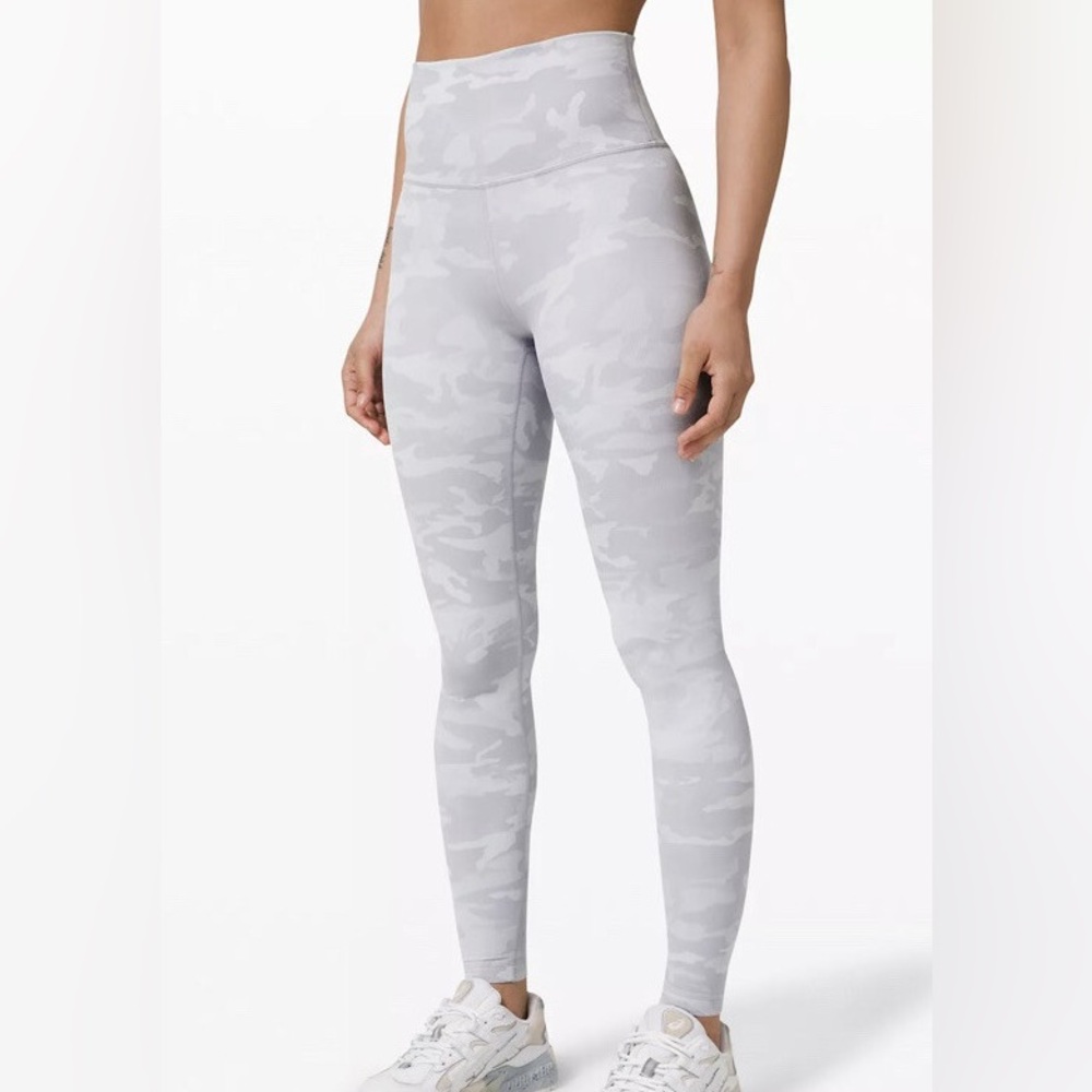 LULULEMON white camo leggings